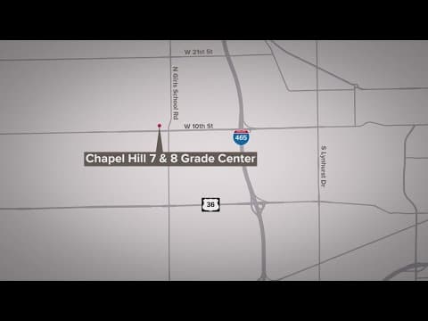 Wayne Township schools report that a loaded gun was found in a student's backpack on Monday