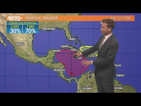 Friday Noon Tropical Update: Tropical Storm Patty could form in next few days