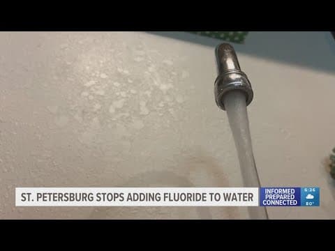 St. Pete will stop adding fluoride to drinking water