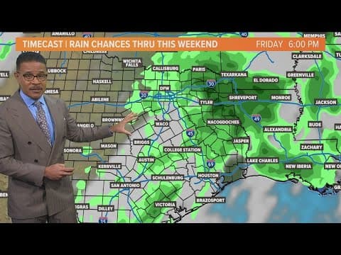 DFW Weather: Light showers expected today