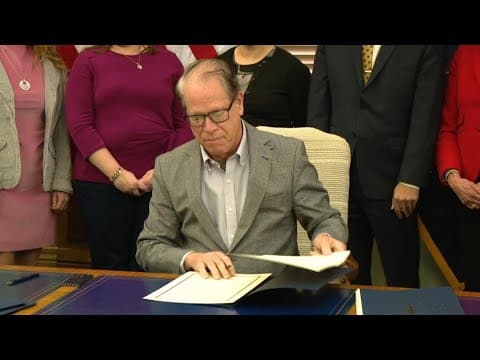 Abortion ban and transparent health care prices in new round of Gov. Braun's executive orders