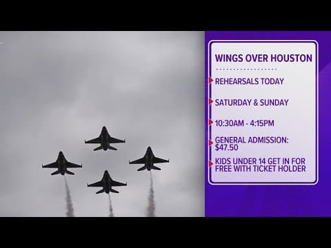 Gearing up for Wings Over Houston weekend