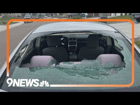 Rare storm setup hits Colorado with large hail