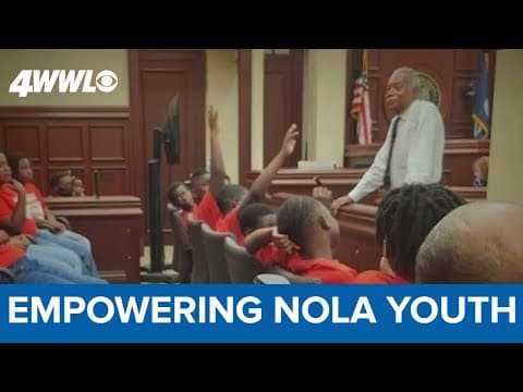 New Orleans judge's personal story motivates young campers