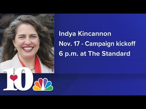 Knoxville Mayor Indya Kincannon announces she is seeking reelection in 2023