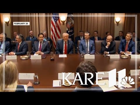 Trump to hold another Cabinet meeting with Musk