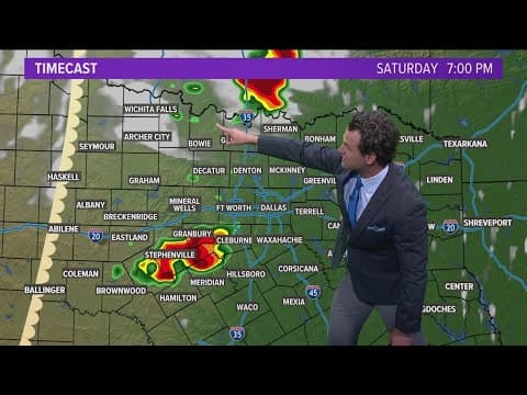 DFW Weather: Latest timeline for potential storms