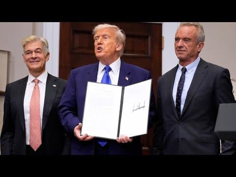 Trump signs executive order setting 30-day deadline for drugmakers to lower prescription drug costs