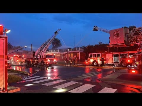 No injuries reported after 2-alarm fire at former funeral home building on Indy's near east side