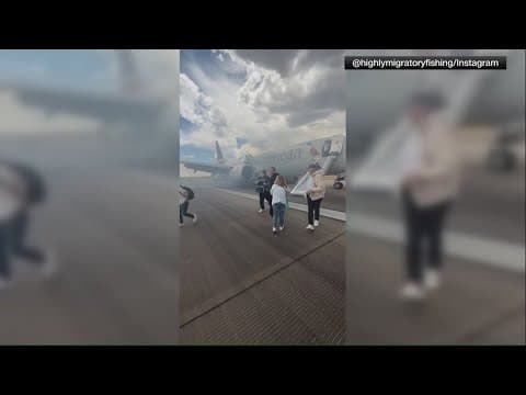 Passengers forced to evacuate American Airlines plane