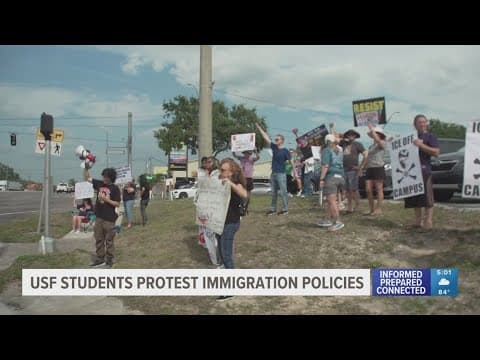 USF victims protest immigration policies