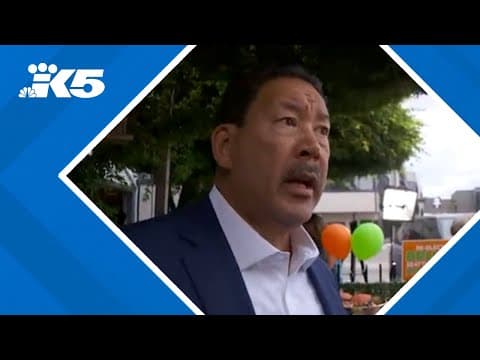 Seattle Mayor Bruce Harrell reacts to early primary election results