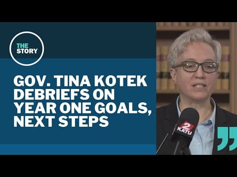 How much has Oregon Gov. Tina Kotek accomplished in her first year?