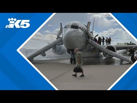 Smoke and fire forces evacuation from flight in Denver