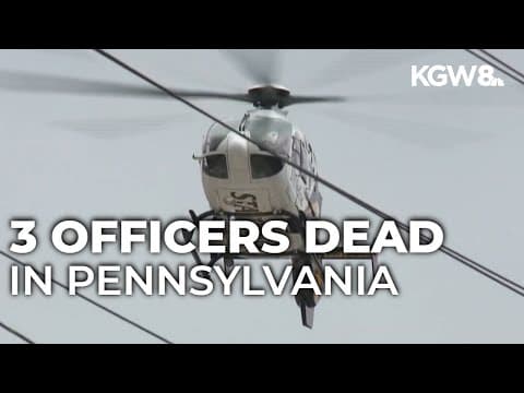 Shooting in rural Pennsylvania leaves 3 police officers dead, 2 injured