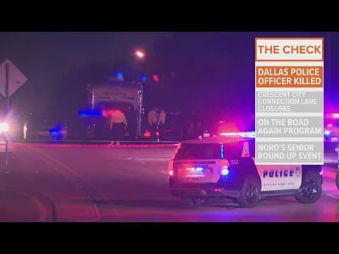Police officer killed in Dallas