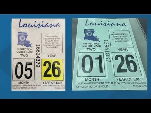 Issue with fading inspection stickers