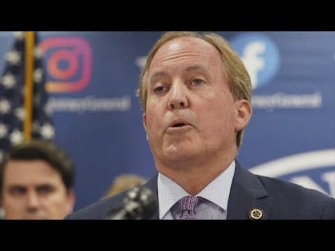 Texas AG Ken Paxton sends warning letter to Harris County over voter registration form distribution