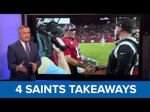 4 Takeaways: The Saints' season is just about over