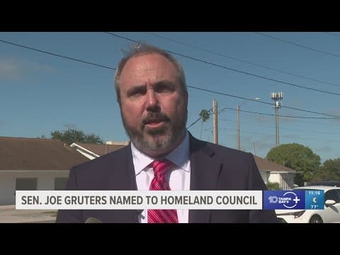 Trump names Sarasota Sen. Joe Gruters to Homeland Advisory Council