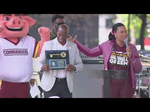 Washington NFL player Darrell Green given key to the city