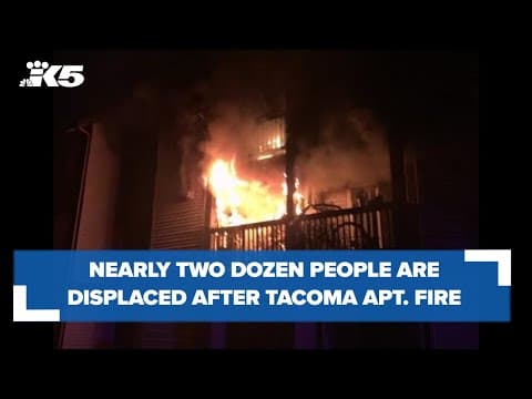 22 displaced in Tacoma apartment fire Thanksgiving night
