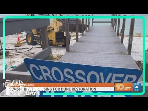 Sunset Beach closing amid emergency dune restoration