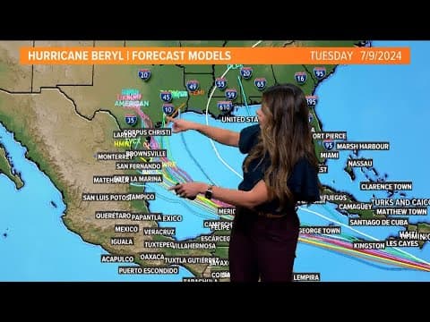 Hurricane Beryl tracker: Will it impact Texas? Latest path, spaghetti models, forecast