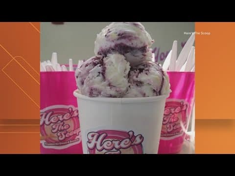 Get a free scoop of ice cream from Here's the Scoop