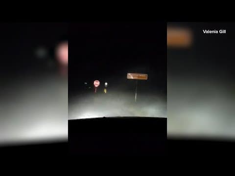 "The car is shaking!"| Reported tornado passes over car along Interstate 35 in Cooke County, Texas