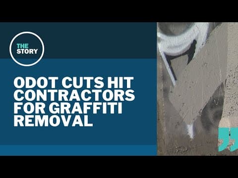 Portland graffiti removal subcontractor sees major cuts with ODOT funding in flux