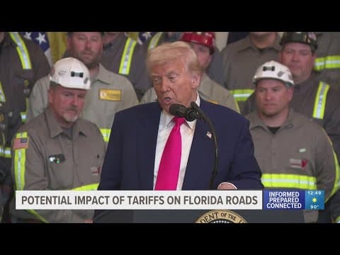Potential Impact of Tariffs on Florida Roads