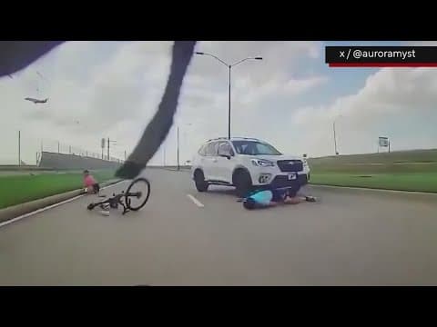 Caught on video: Cyclists survive after being hit by driver in North Texas