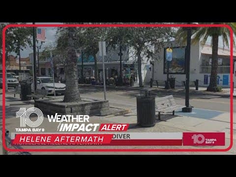 Tarpon Springs businesses damaged from Hurricane Helene