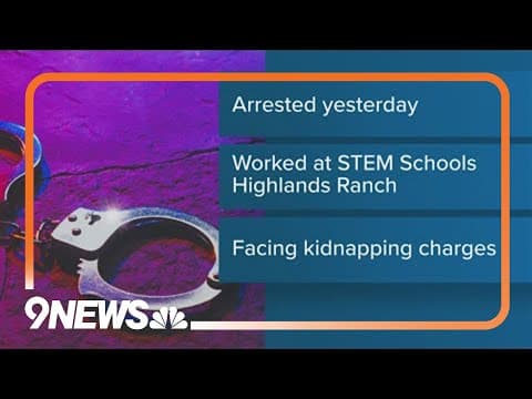 Former Colorado teacher facing charges