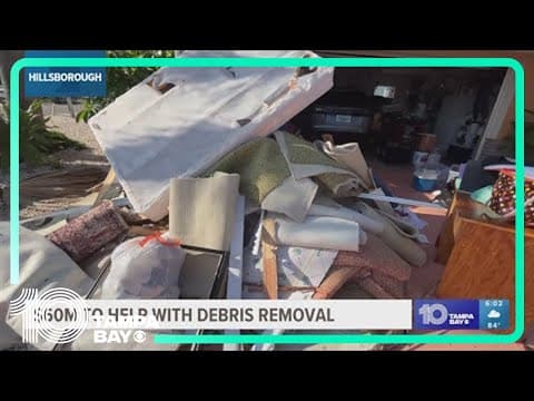 Hillsborough County allotting $60 million to help with debris removal