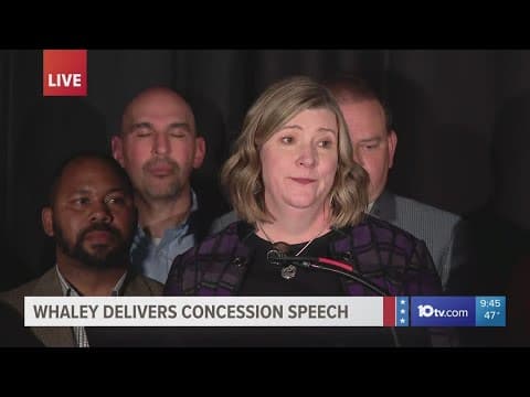 Nan Whaley delivers concession speech