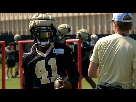 Highlights from Day 1 of the 2024 New Orleans Saints training camp in California