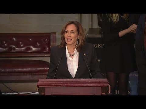 Kamala Harris delivers eulogy for Jimmy Carter