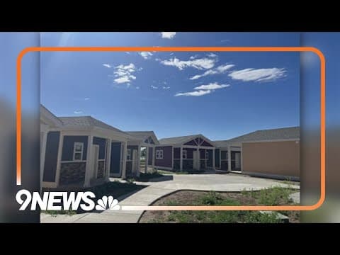 Tiny homes being built for veterans in Colorado
