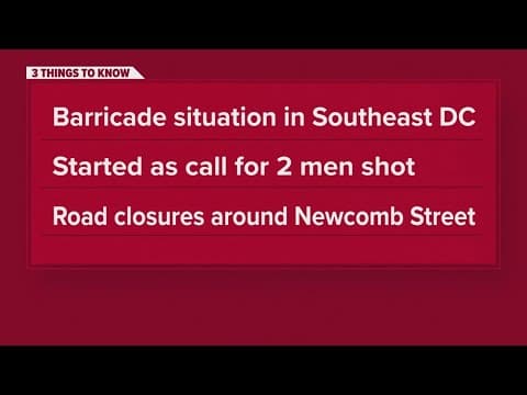 Double shooting turned barricade in Southeast, police investigate
