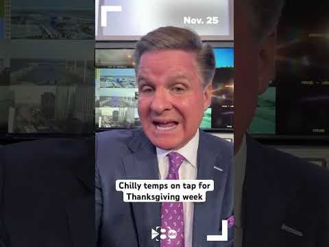 Chilly temps on tap for Thanksgiving week across North Texas
