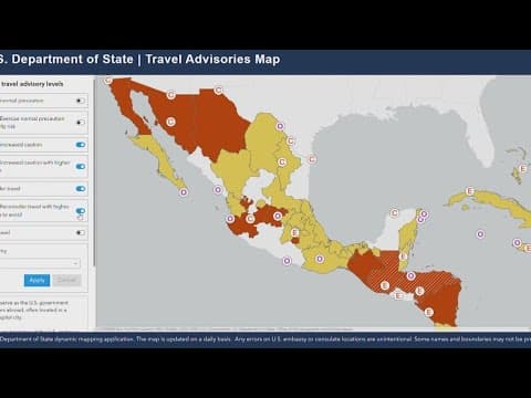 U.S. issues new travel warning for Mexico