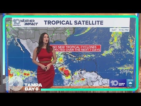 Tracking the Tropics: No new tropical cyclones expected over the next week