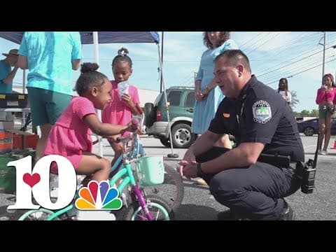 KPD and KCDC partner to give away restored bikes to kids