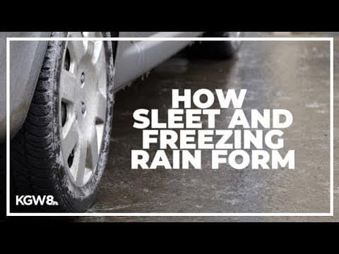 The difference between sleet and freezing rain explained