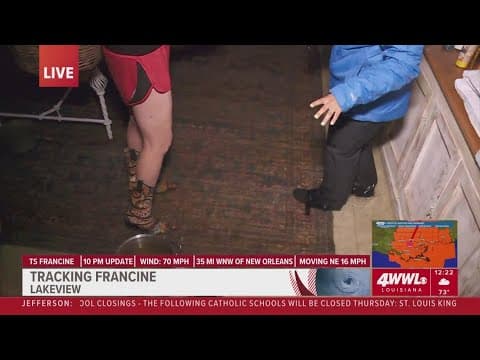 Couple in shock after Lakeview home floods during Hurricane Francine
