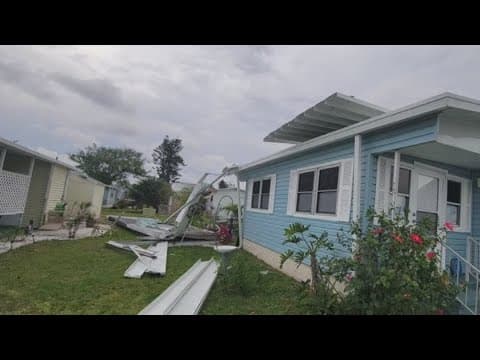 Bradenton woman outraged after newly-repaired roof blows off again