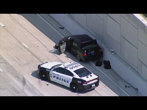 Multi-car crash, fight and stabbing shuts down I-635 through Northeast Dallas, police say