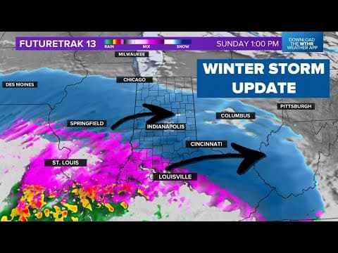Saturday evening update on incoming winter storm | Weather Impact Alert